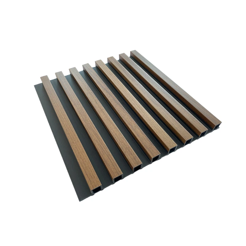 High Quality Indoor Decoration Wpc Wooden Plastic Composite Wpc Fluted Wall Panel