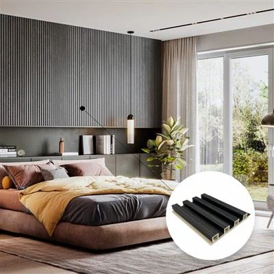 169*24मिमी आंतरिक होटल बांसुरीदार दीवार पैनल